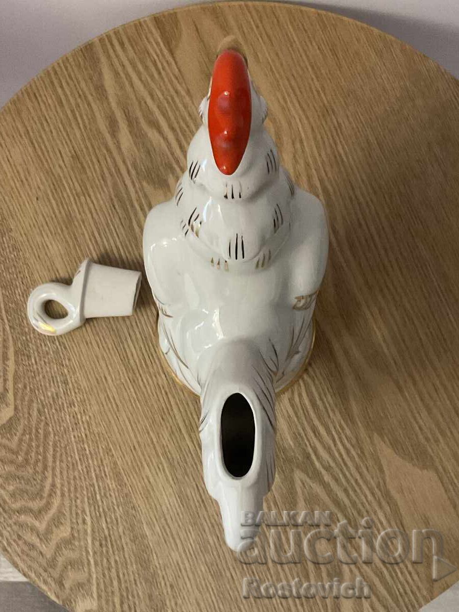 Decantor-carafă „Cocoșel”, produs în URSS, 1970. Varianta de export - 5
