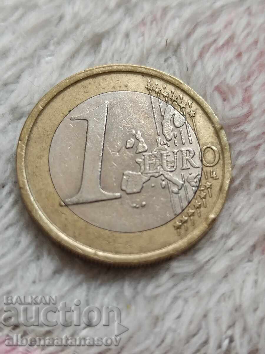 Monedă 1 euro Italia 2002 cu preț € 2.60 | 5.09 BGN