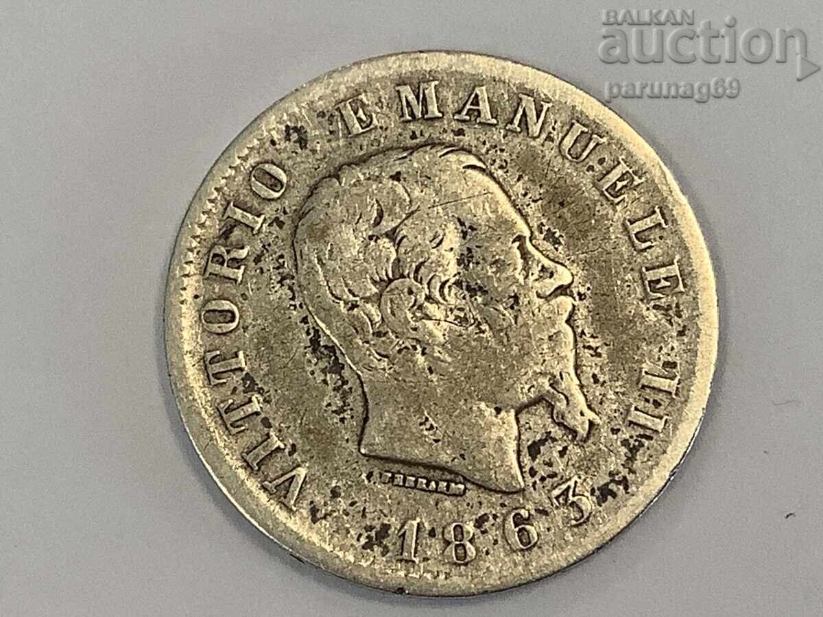 Ιταλία 1 λίρα 1863 Ασήμι 0.835 με τιμή € 10.00 | 19.56 BGN