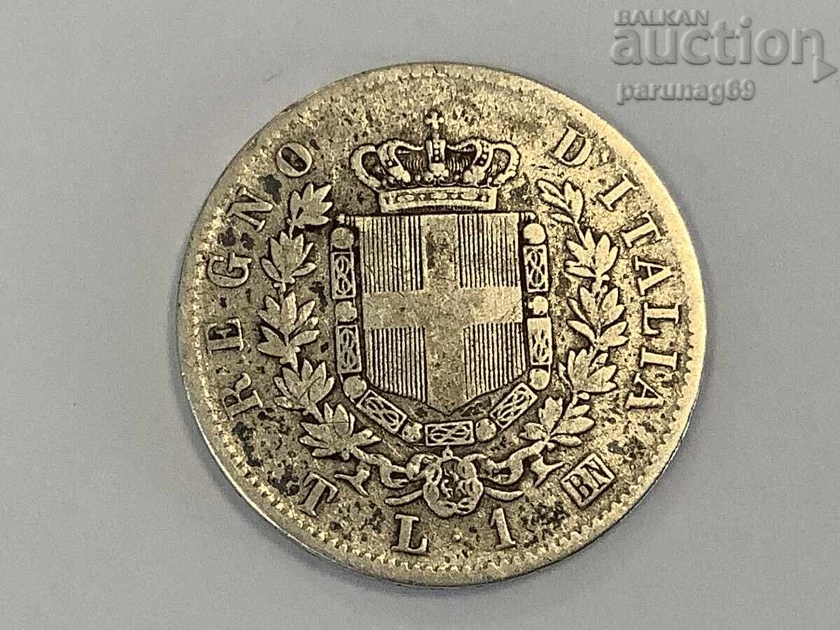 Ιταλία 1 λίρα 1863 Ασήμι 0.835