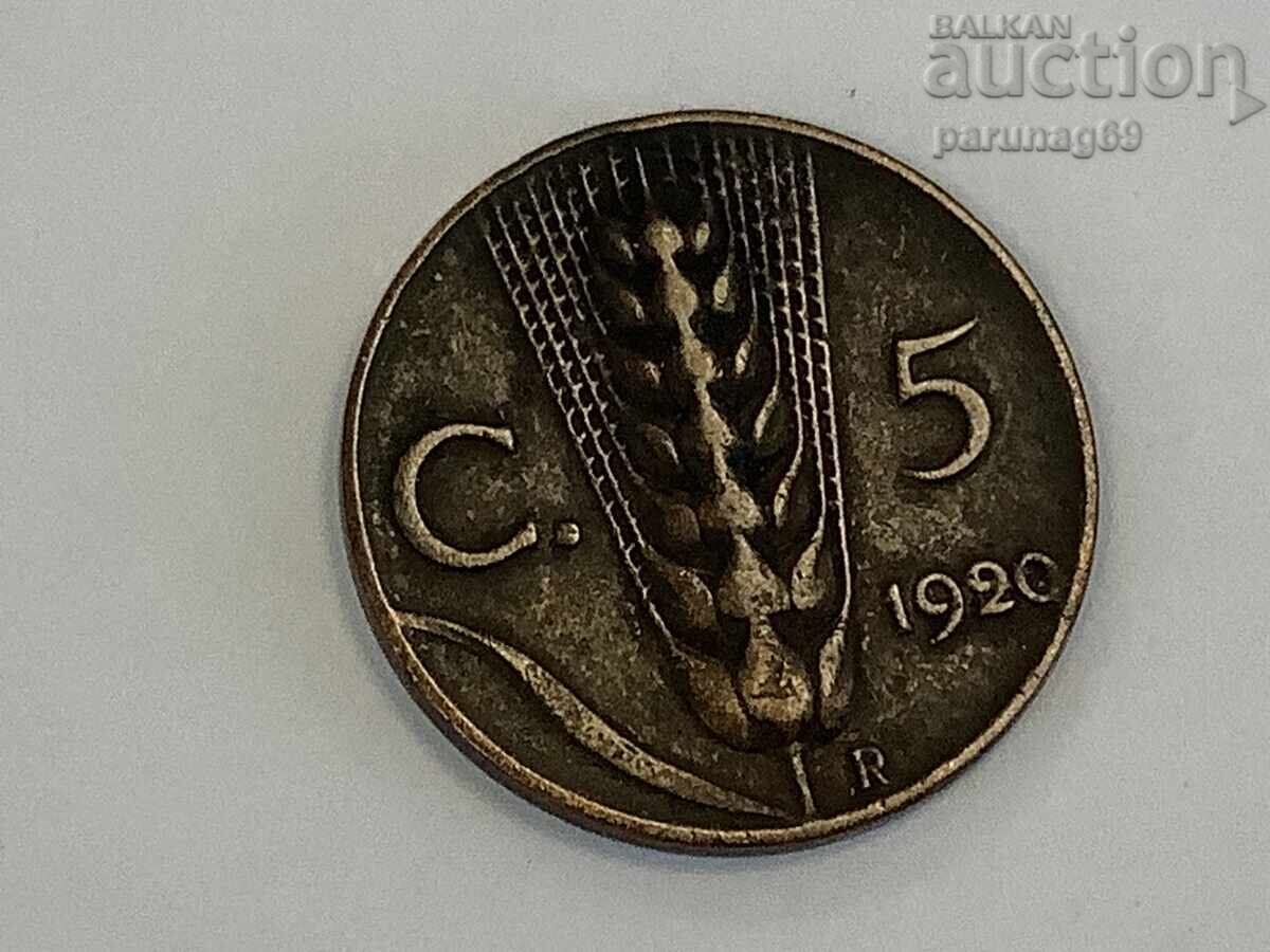 Ιταλία 5 τσεντέζιμι 1920