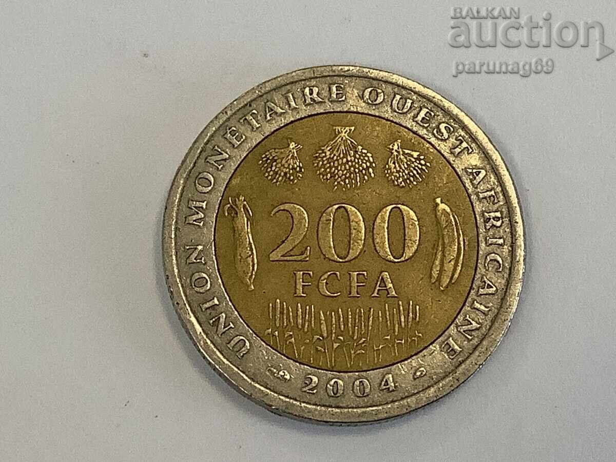 Западна Африка (BCEAO) 200 франка 2004 година