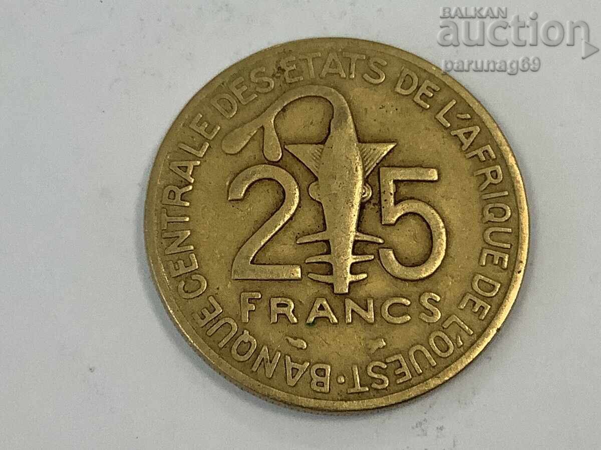 Западна Африка (BCEAO) 25 франка 1996 година