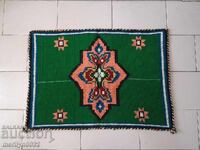 Covor vechi de perete 80/55 cm broderie panou, covor tablou