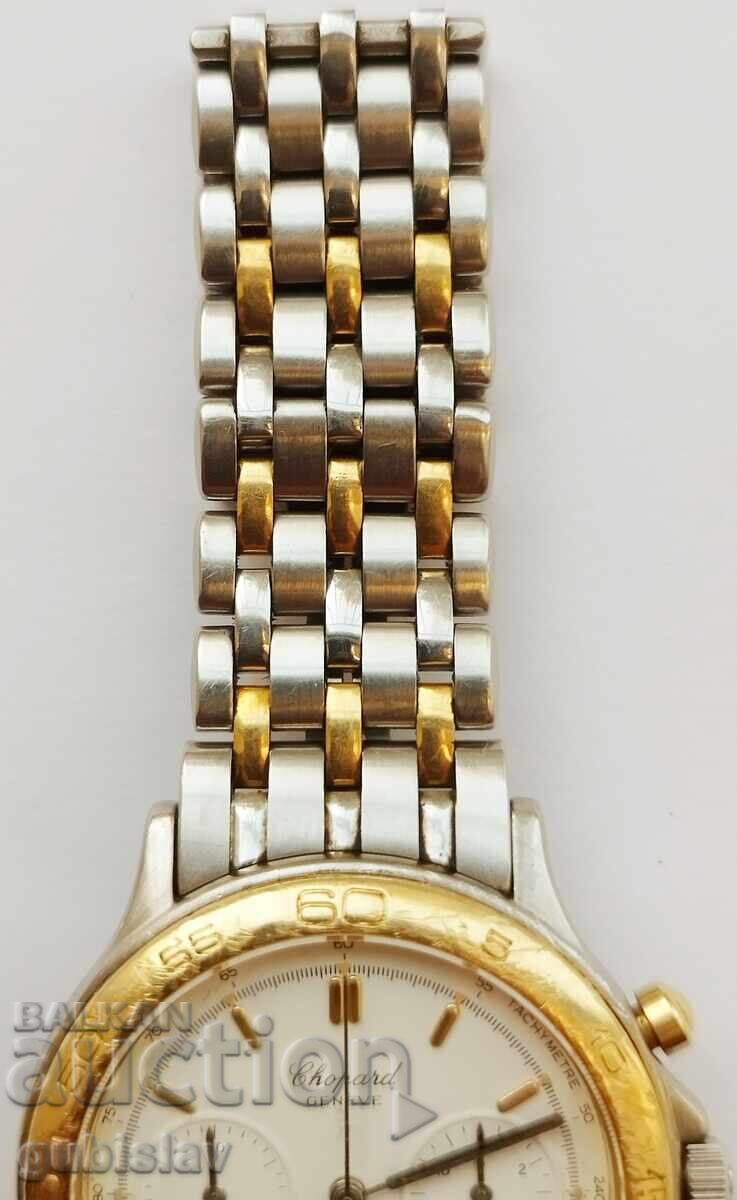 Часовник хронограф Chopard, Geneve, Swiss made, 1990-те год. с цена € 2400.00 | 4694.01 лв.
