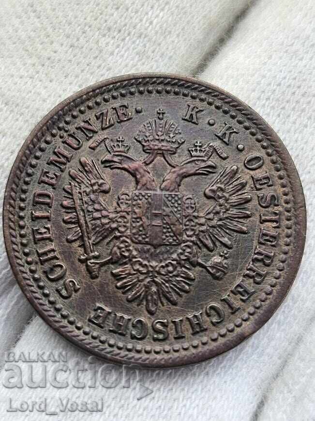 Αυστριακή Αυτοκρατορία 2 x 1 κρόιτσερ 1851 Α (Βιέννη) + B - 5 Αυστριακή Αυτοκρατορία 2 x 1 κρόιτσερ 1851 Α (Βιέννη) + B - 5