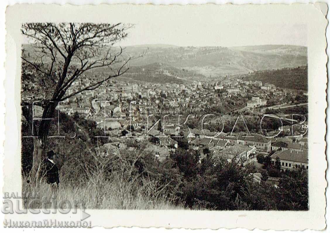 1931 SMALL OLD PHOTO VELIKO TARNOVO GENERAL VIEW J727