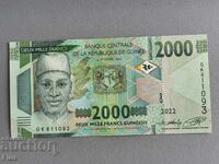 Bancnotă - Guineea - 2000 franci UNC | 2022