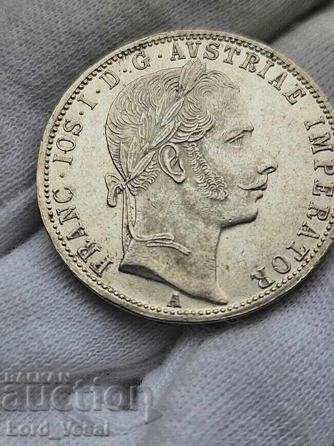 Доставка на Австрийска империя 1 Флорин 1861 А (Виена)