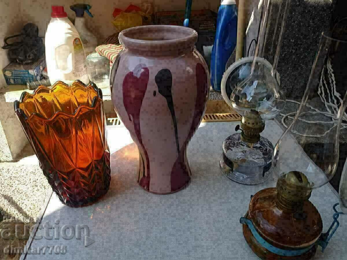 Delivery of Glass ceramic vases 2 pieces