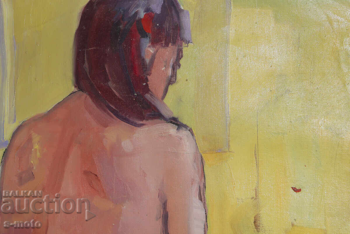 Livrarea Tablou ulei portret corp gol
