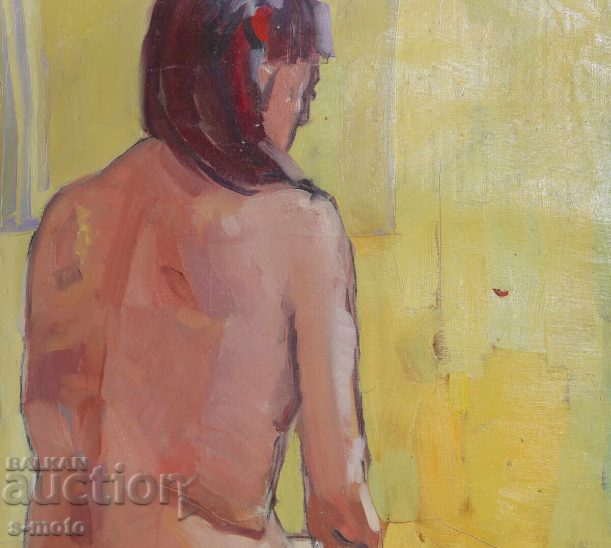 Tablou ulei portret corp gol - 5