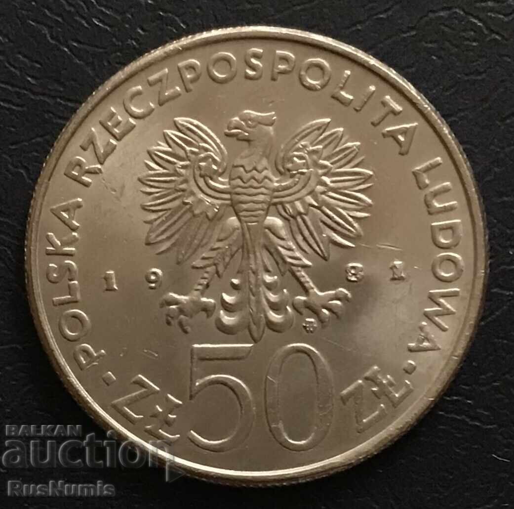 Polonia. 50 zloți 1981. Prințul Bolesław al II-lea cu preț € 4.50 | 8.80 BGN
