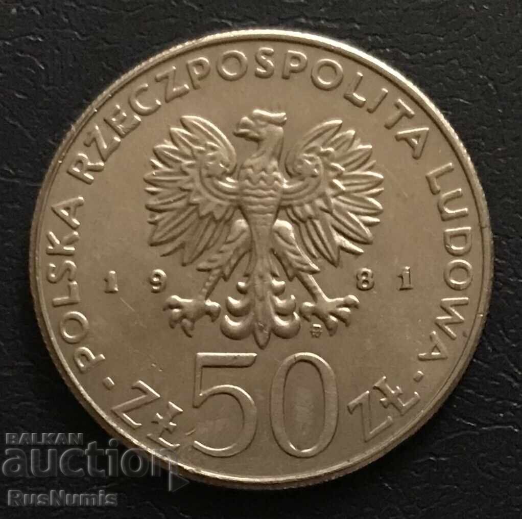 Πολωνία. 50 ζλότι 1981. Πρίγκιπας Βλάντισλαβ Α΄ Χέρμαν με τιμή € 4.50 | 8.80 BGN