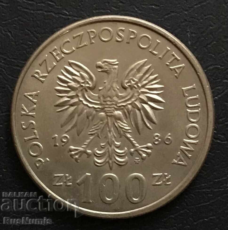 Polonia. 100 zloți 1986. Regele Vladislav I cu preț € 4.50 | 8.80 BGN