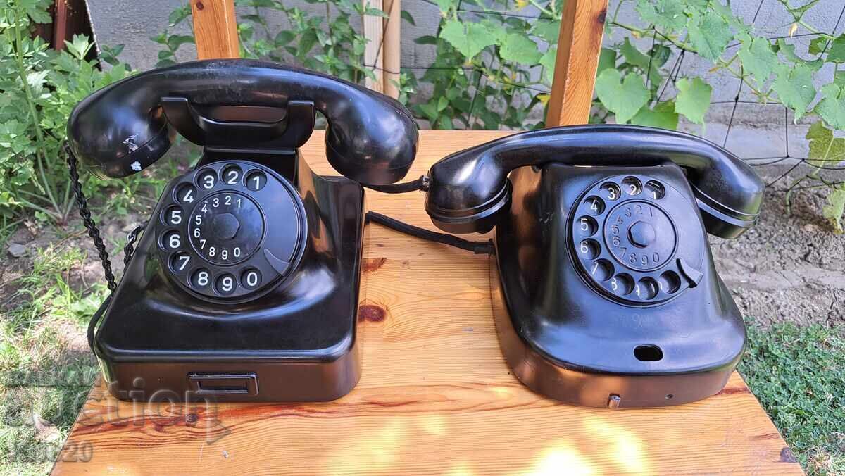 Lot - Bakelite telephones