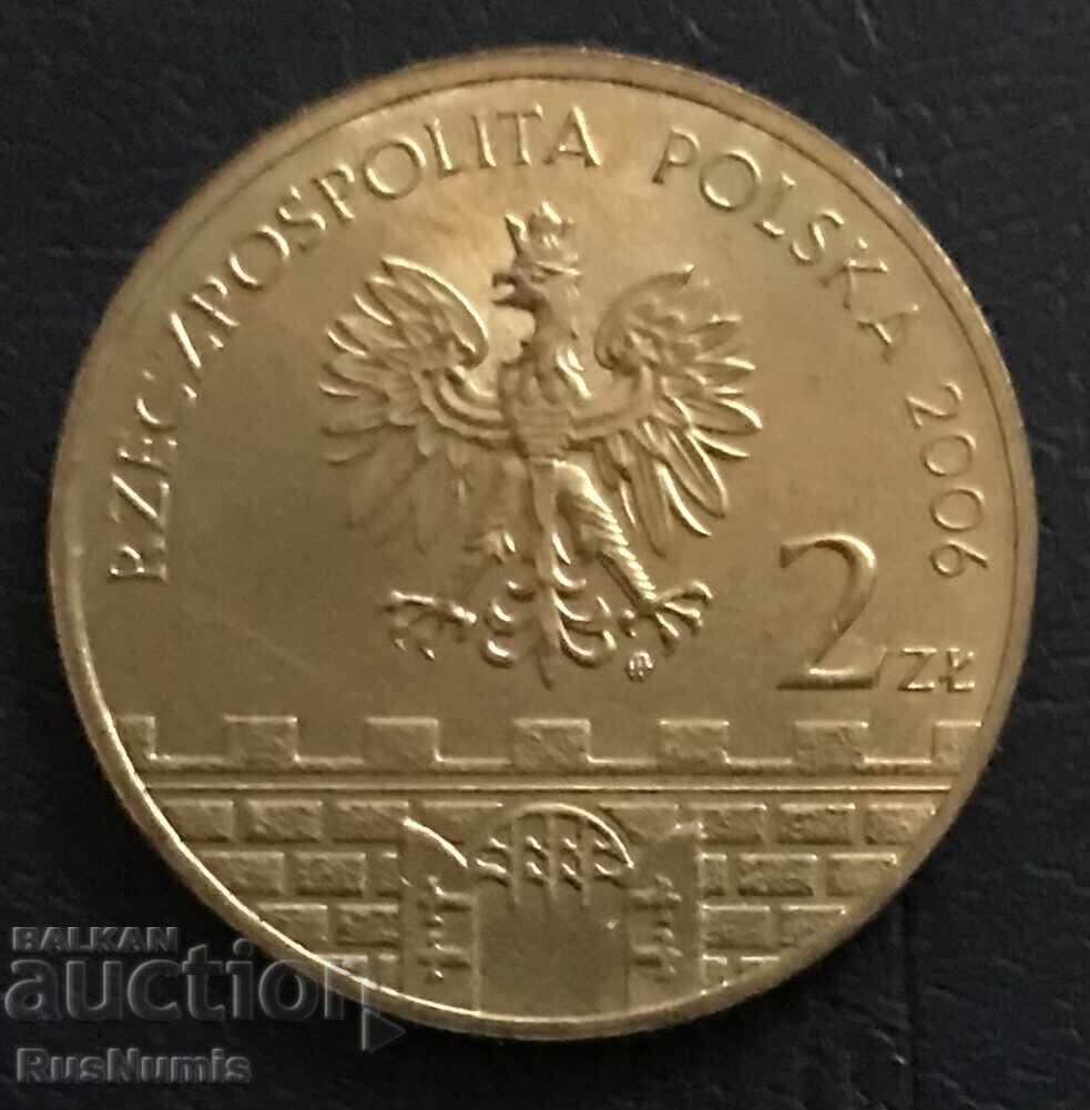 Polonia. 2 zloți 2006. Chełmno cu preț € 4.00 | 7.82 BGN