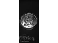 50 Francs 1977 Hercules - Silver from 1st grade (900/1000) Read the description!