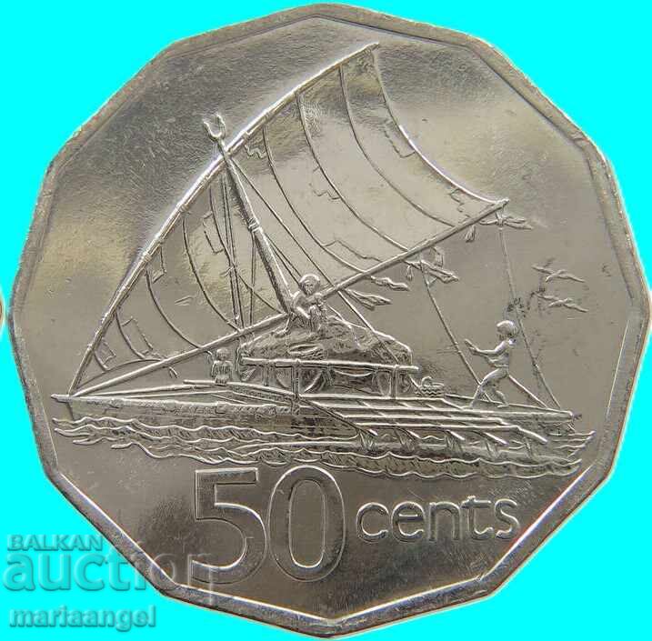 50 цента 1994 Фиджи Великобритания Елизавета II - 7