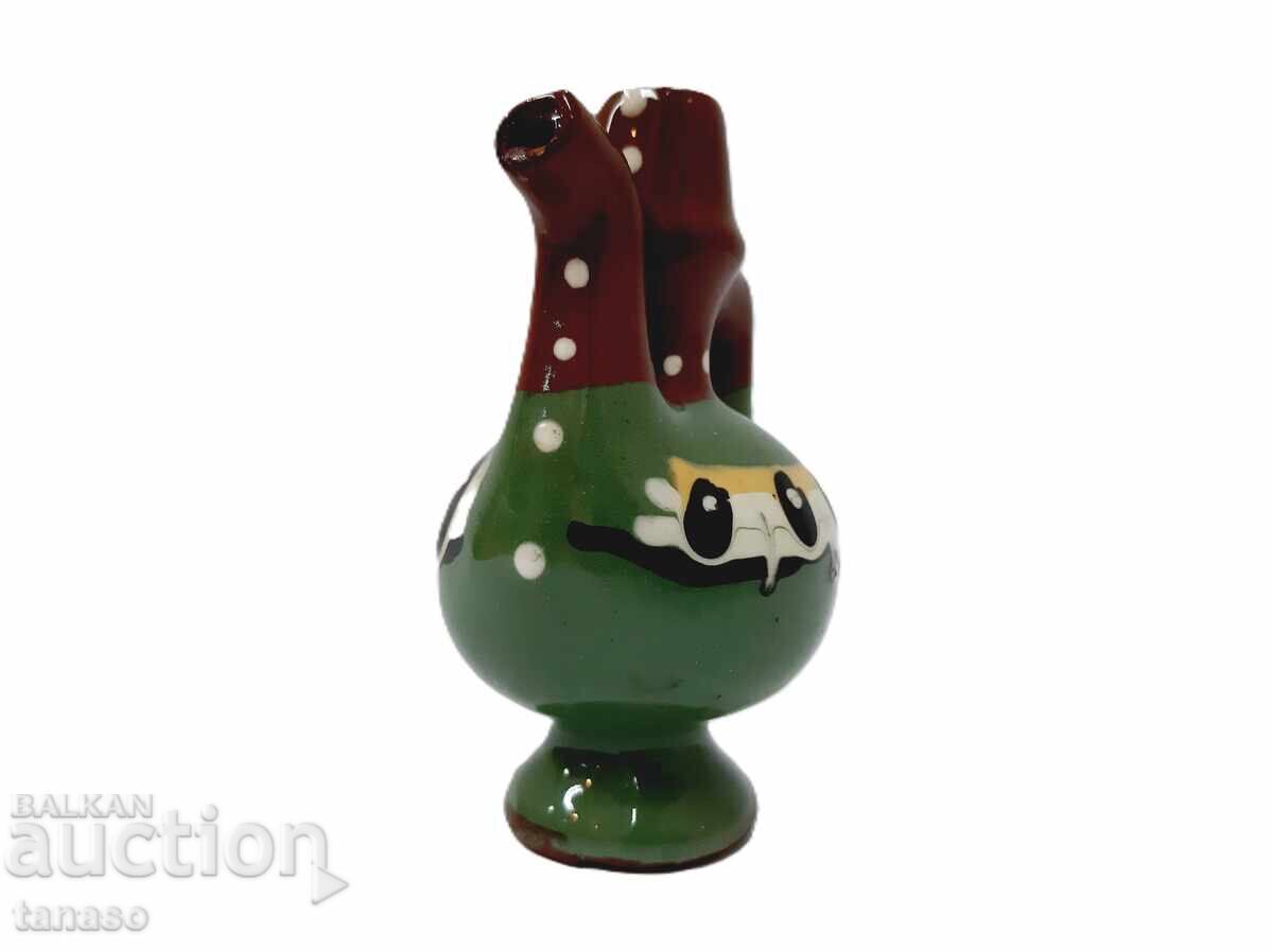 Handmade Bulgarian ceramic whistling jug with price € 16.00 | 31.29 BGN