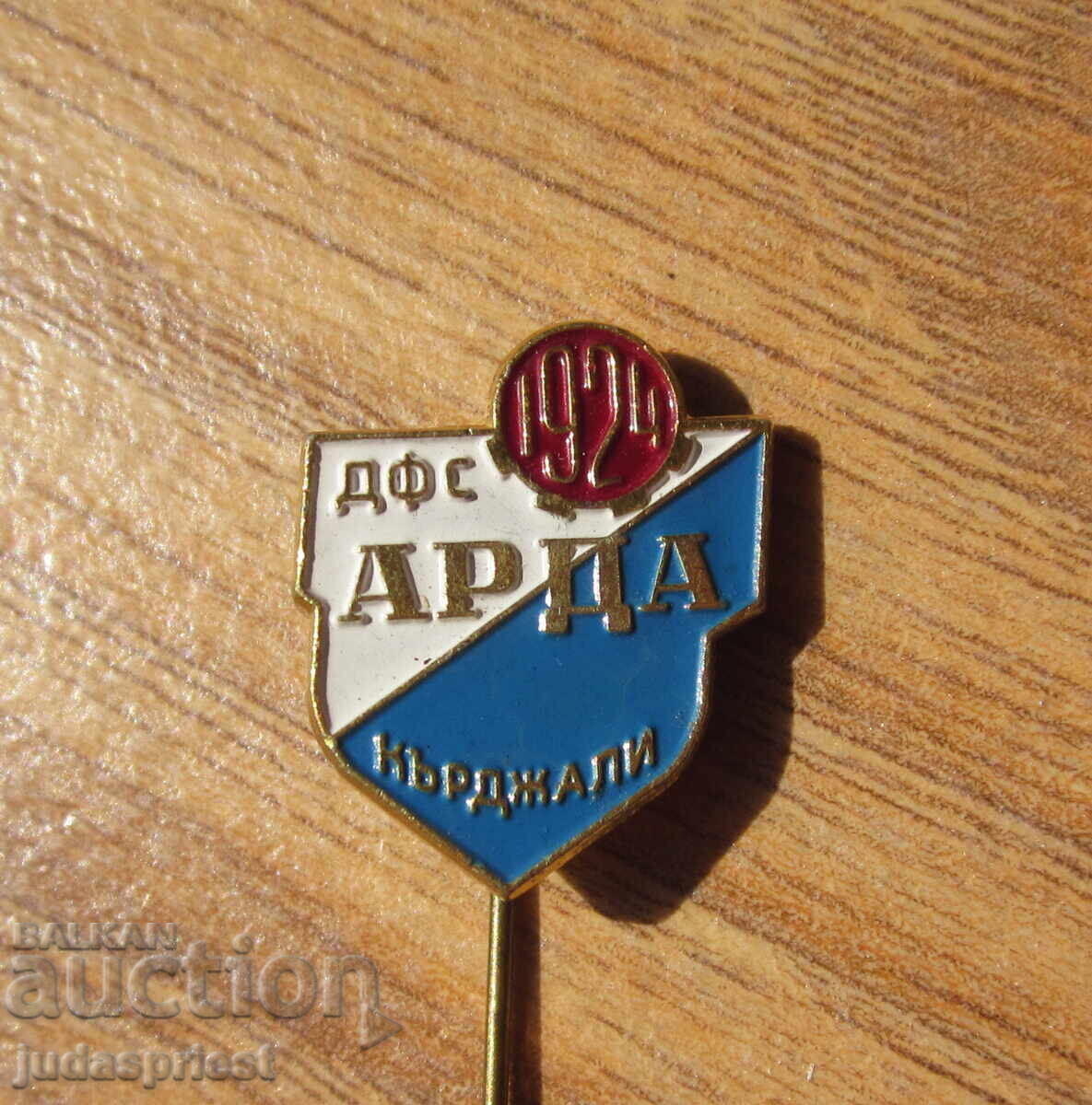 insignă de fotbal emblemă club de fotbal Arda Kârdjali 1924 insignă de fotbal emblemă club de fotbal Arda Kârdjali 1924