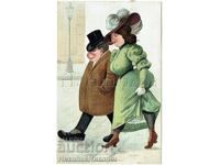 1906 OLD GREETING CARD ZH750