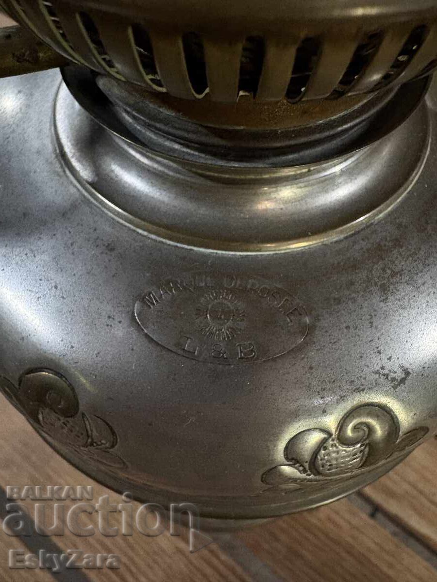 Lampă belgiană antică - 6