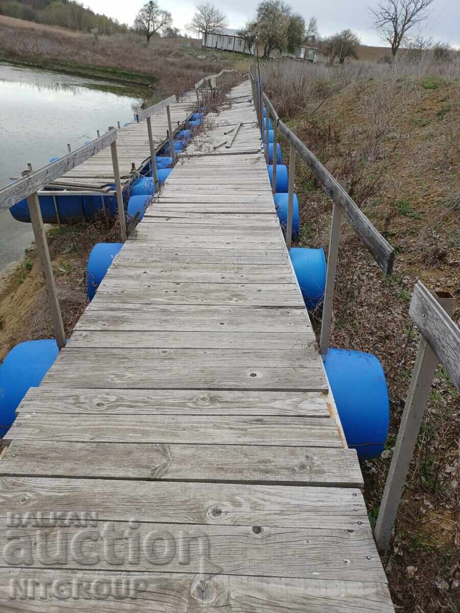 Ιχθυοτροφείο με 12 κλωβούς και πλωτή γέφυρα με τιμή € 5000.00 | 9779.19 BGN
