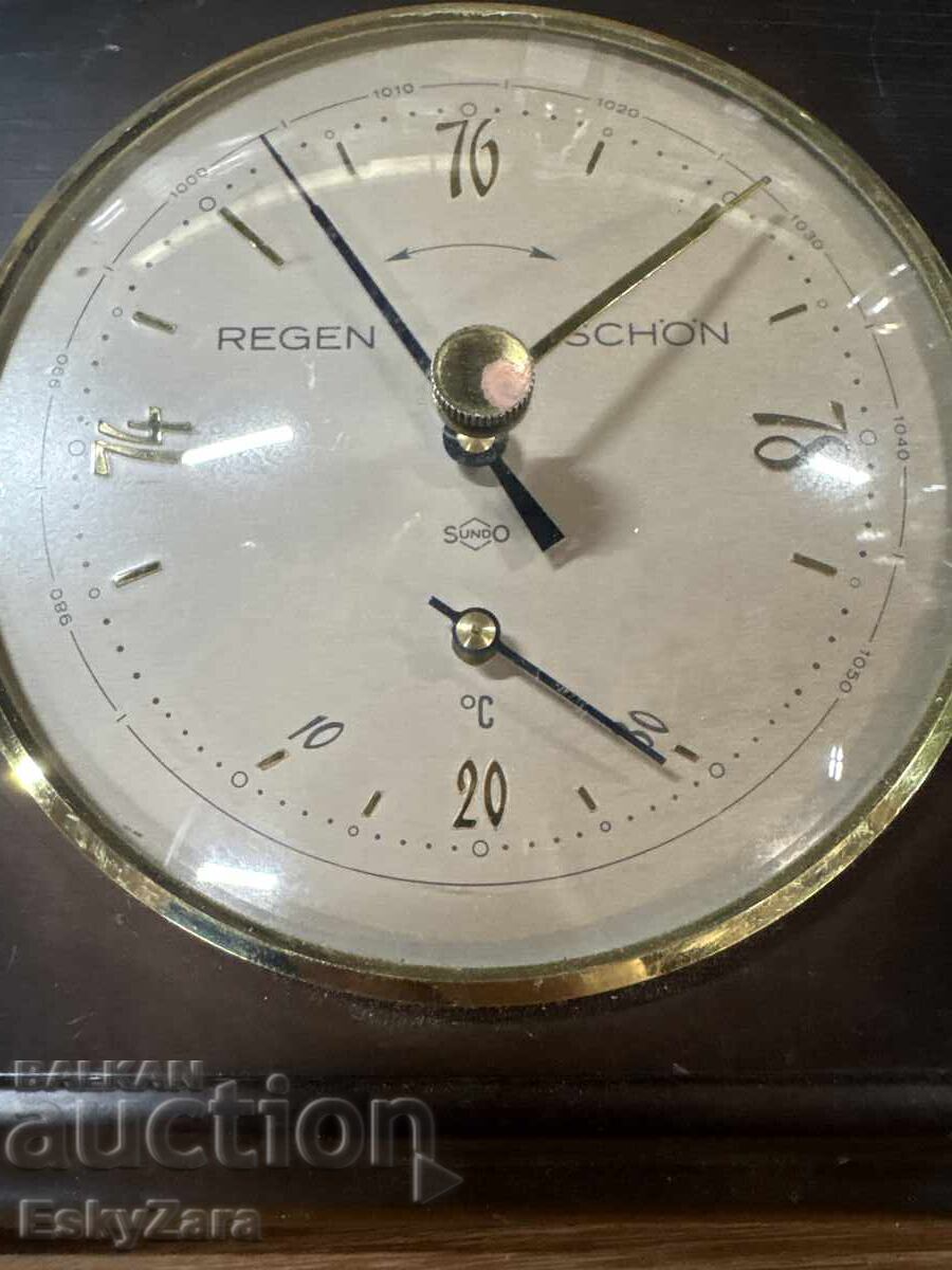 Vintage weather station (wall barometer and thermometer) with price € 30.00 | 58.68 BGN Vintage weather station (wall barometer and thermometer) with price € 30.00 | 58.68 BGN