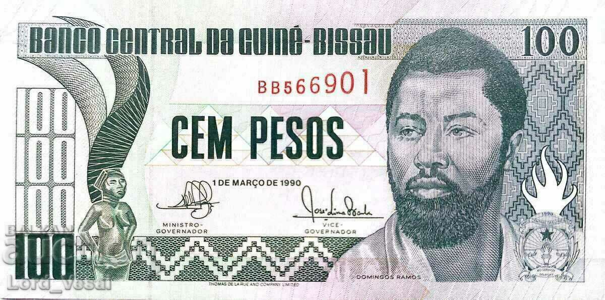 Guinea Bissau 100 Pesos, 1990