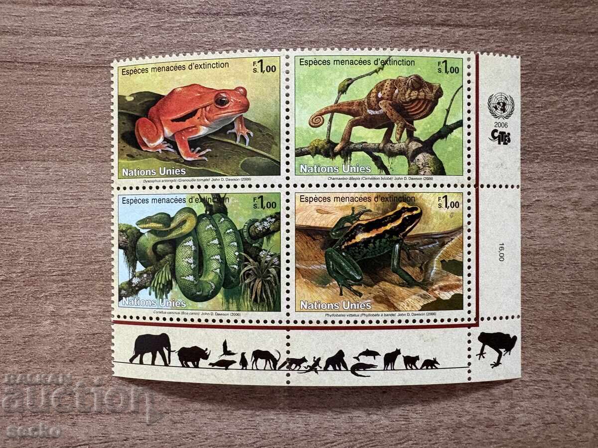ООН Женева - Застрашени видове (2006) MNH ООН Женева - Застрашени видове (2006) MNH