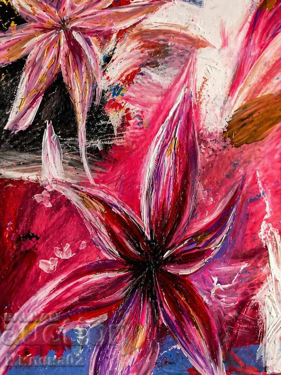 Auction “Bloom” Acrylic on Canvas Auction “Bloom” Acrylic on Canvas
