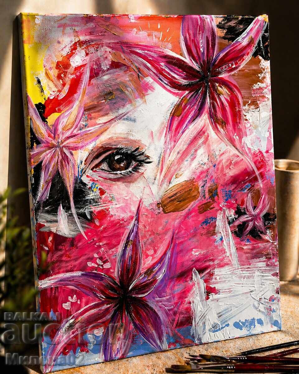 “Bloom” Acrylic on Canvas - 5 “Bloom” Acrylic on Canvas - 5