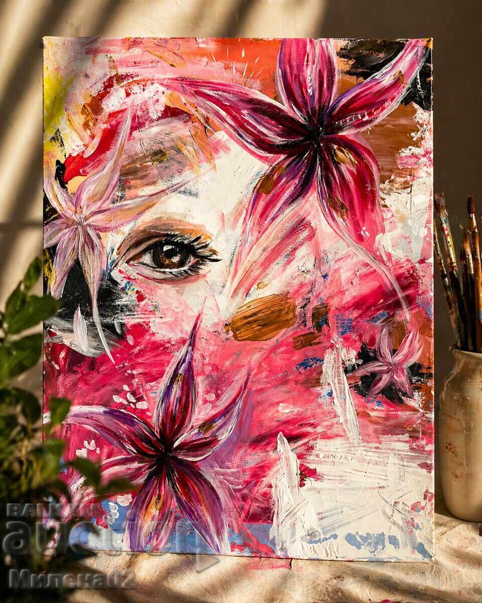 “Bloom” Acrylic on Canvas - 6 “Bloom” Acrylic on Canvas - 6