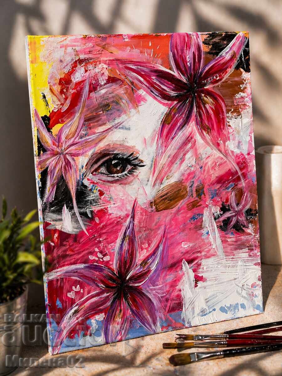 “Bloom” Acrylic on Canvas “Bloom” Acrylic on Canvas