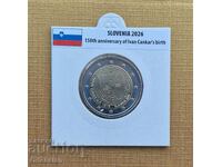Slovenia • 2 euro • Ivan Cankar • 2026