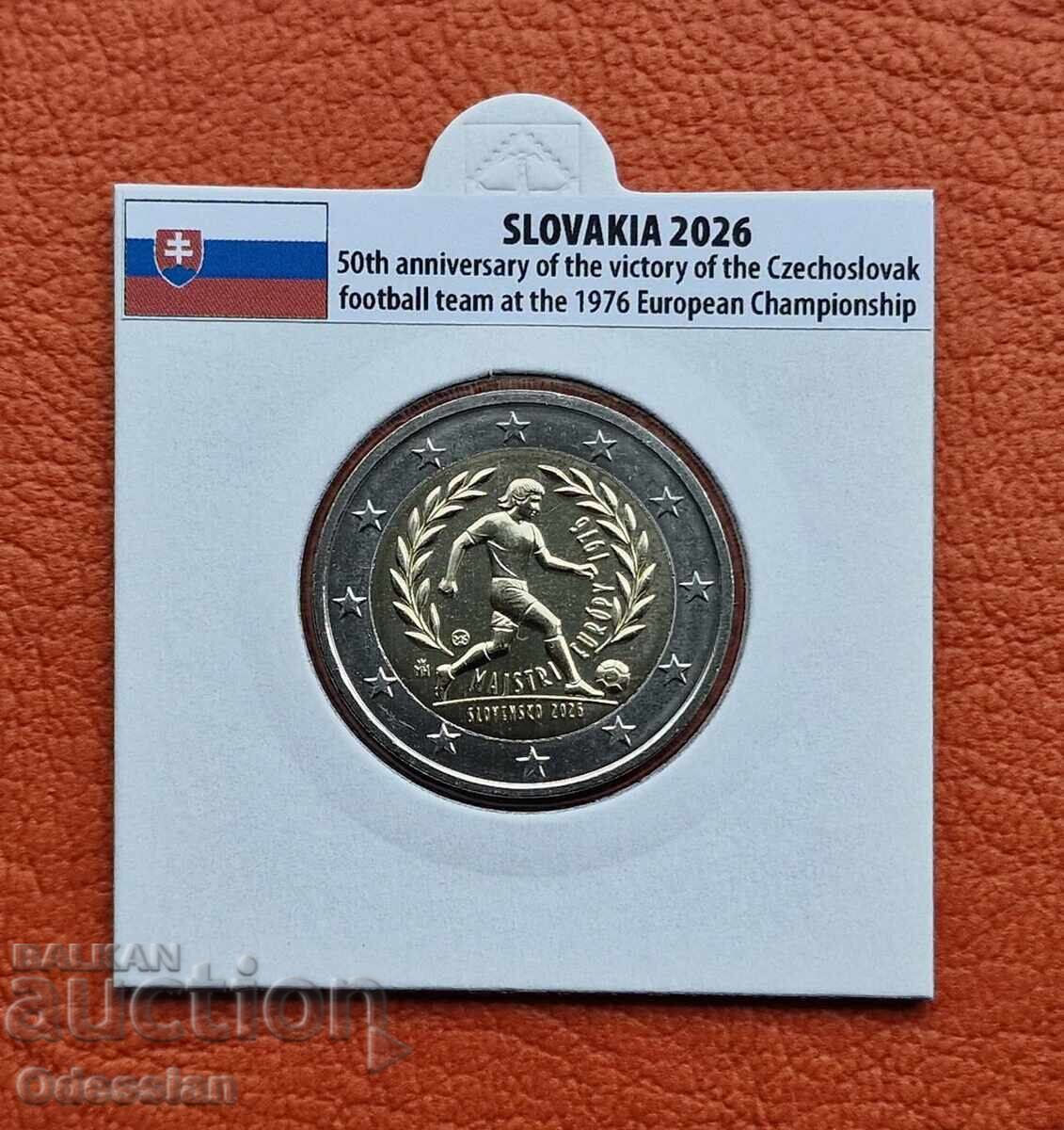 Словакия • 2 евро • Футбол • 2026