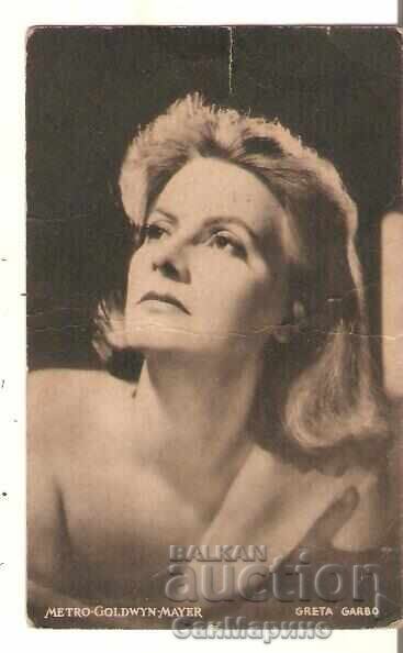 USA Greta Garbo Postcard
