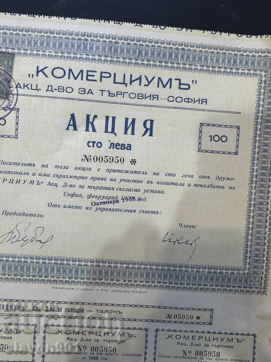 Аукцион Акция Комерцимъ
