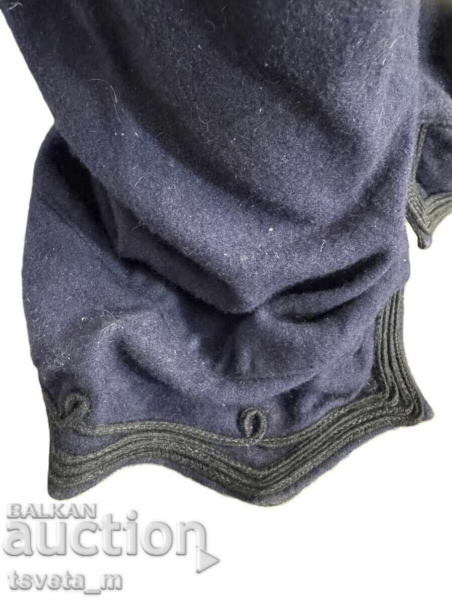 Pantaloni tradiționali bărbătești din lână cu găitane - 6