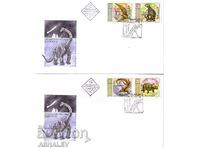 2003Праизторически животни 4 м. - 2 FDC България