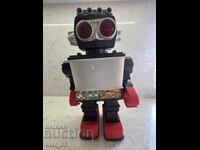 Children's plastic robot toy
