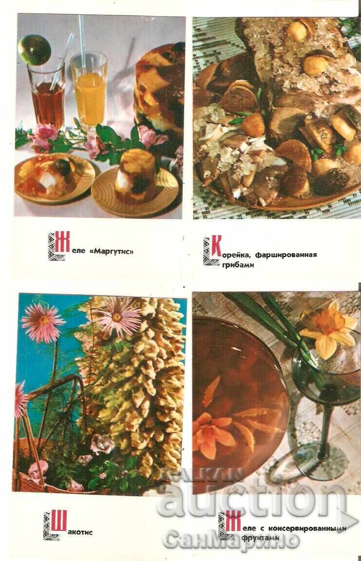 Carte poștală URSS Mâncăruri din bucătăria lituaniană Album - 5 Carte poștală URSS Mâncăruri din bucătăria lituaniană Album - 5