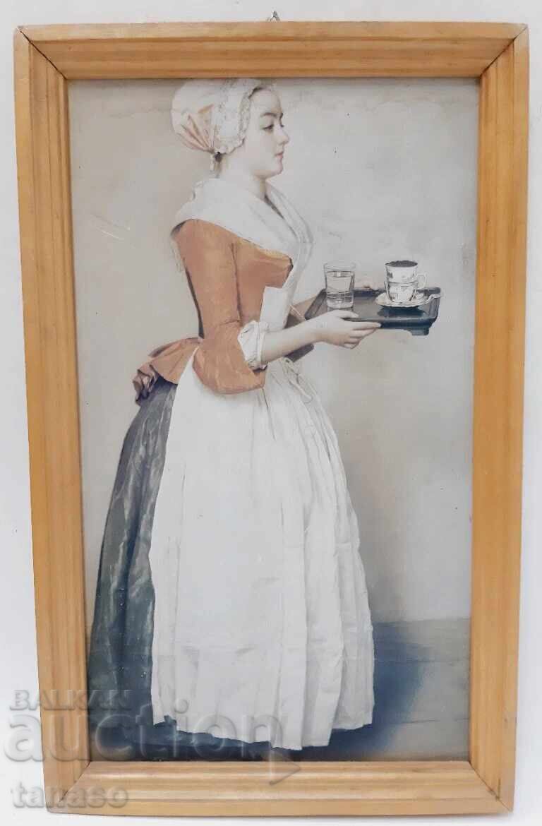 Livrarea Reproducție vintage înrămată Jean‑Étienne Liotard
