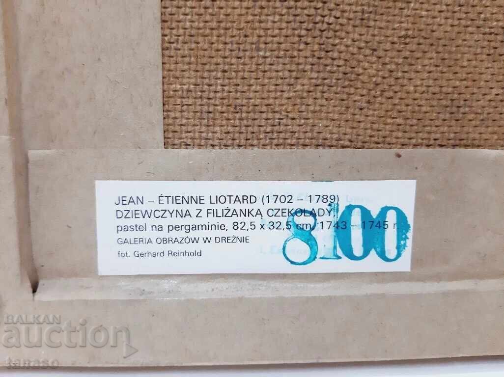 Reproducție vintage înrămată Jean‑Étienne Liotard - 6
