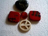 Beautiful natural stone amulets