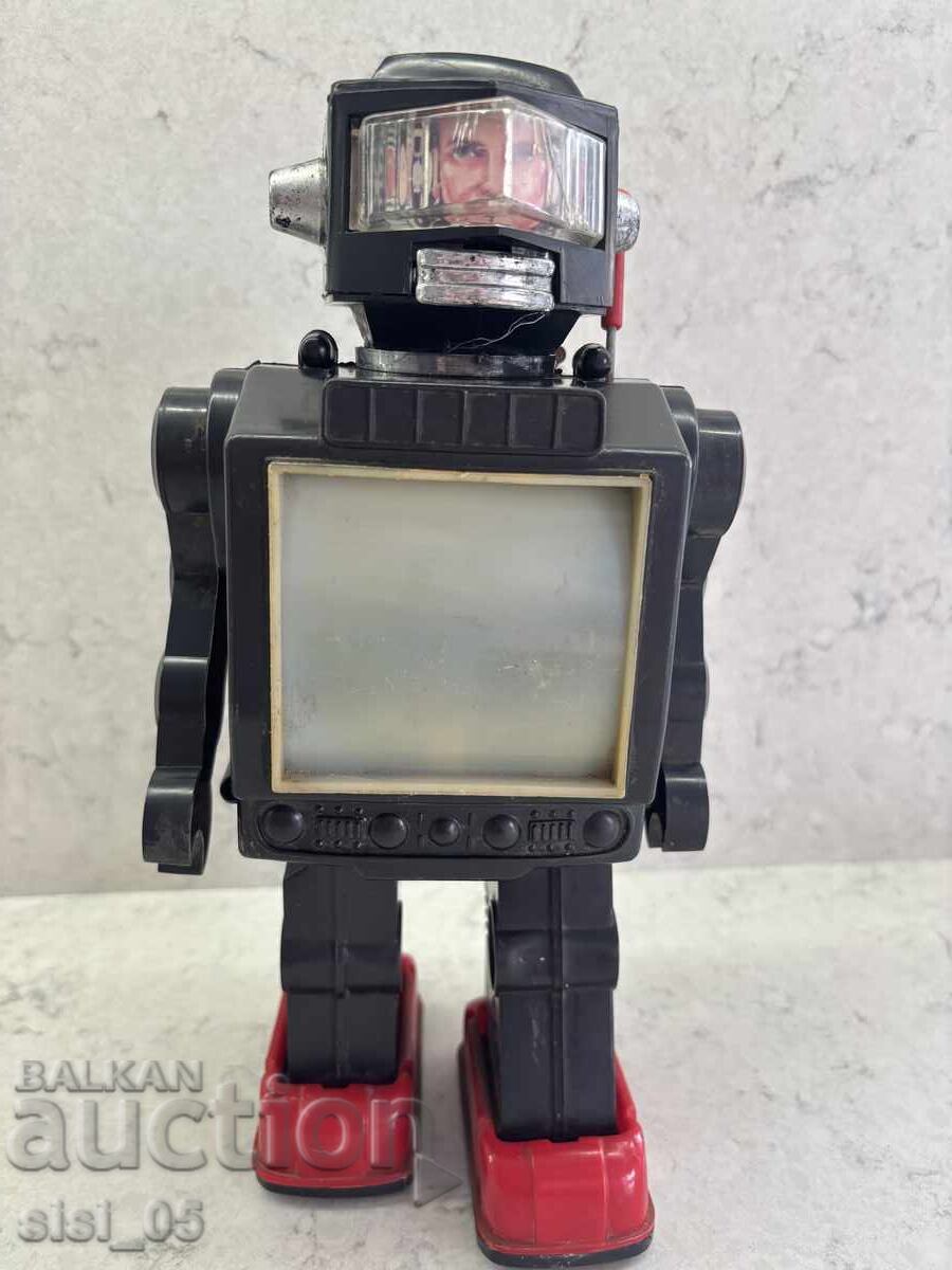 Children's plastic robot toy Children's plastic robot toy