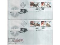 2001 Fauna Egyptian Vulture 2 FDC Bulgaria