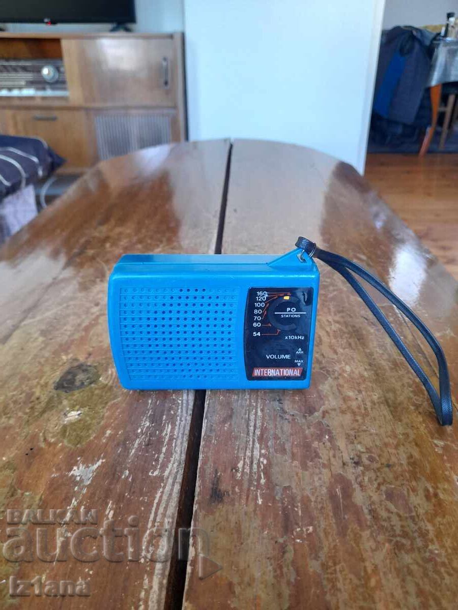 Old radio, International radio receiver Old radio, International radio receiver