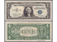 ❤️ ⭐ USA 1957 1 Dollar Blue Seal ⭐ ❤️